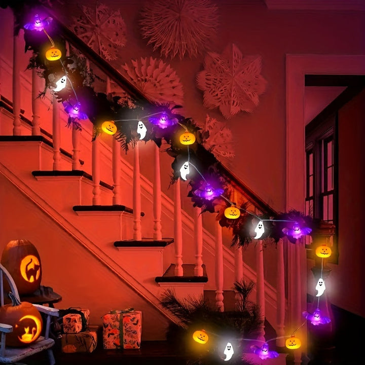 BowLift | Halloween Lights Battery Powered Pumpkin String