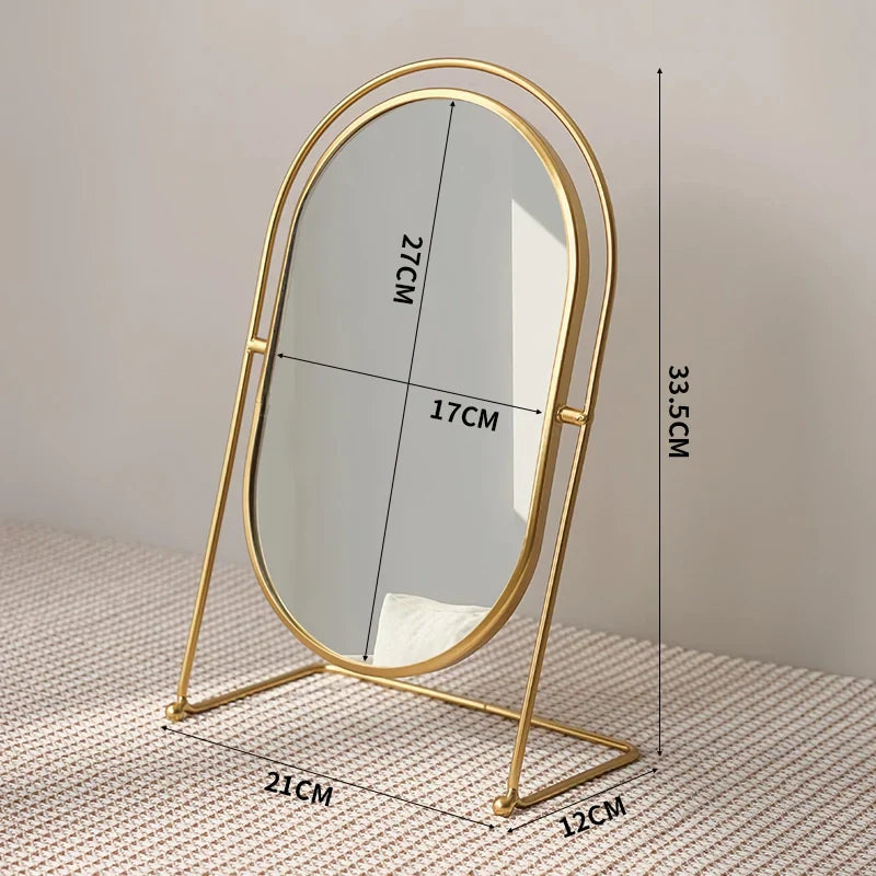 BowLift | Large Minimalist Desktop Makeup Mirror