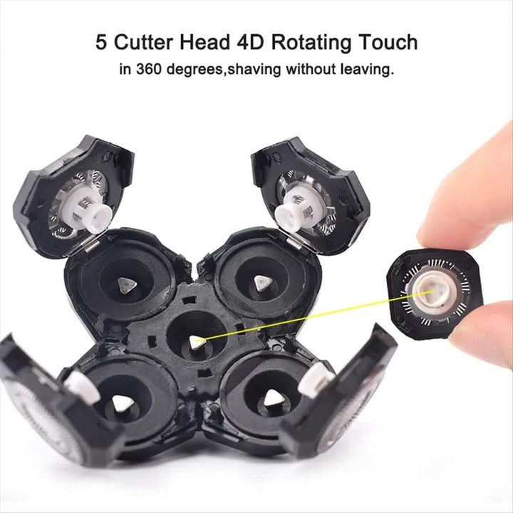 BowLift | 5-in-1 trimmer with floating shaving heads & accessories