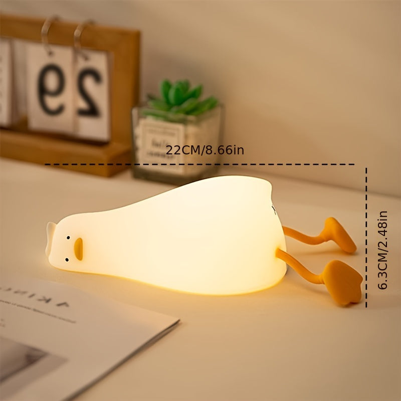 BowLift | Sleeping Duck Lamp - Rechargeable Dimmable Silicone Night Light