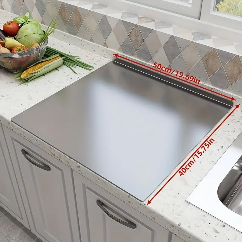 DouBowlifte-sided cutting board made of stainless steel – Non-slip & hygienic | Perfect for the kitchen | Bowlift