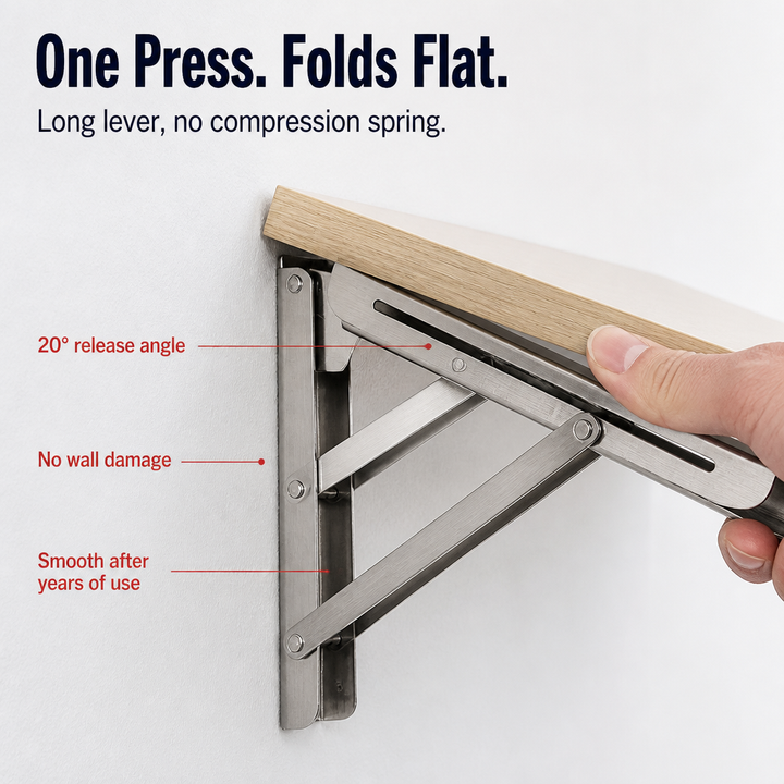 FlexiMount Folding Consoles made of Stainless Steel | Bowlift