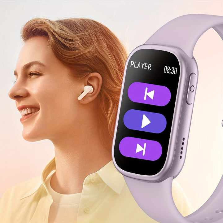 BowLift | Waterproof Smartwatch with 7 Days Battery Life and Fast Charging for Fitness Tracking