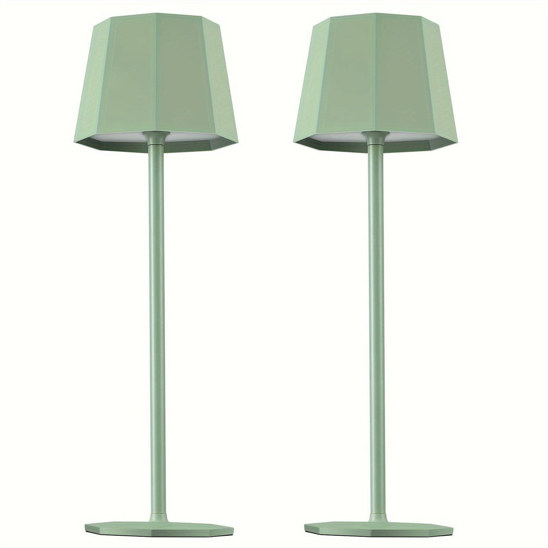 DuoGlow | Battery-Powered 2-Piece Set Cordless Table Lamp Bowlift