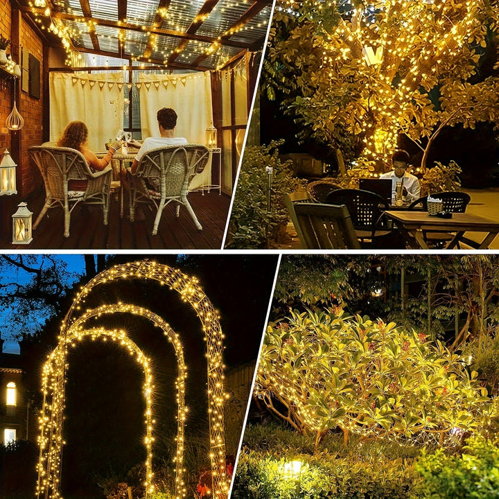 BowLift | Outdoor Solar Powered Red Fairy Lights