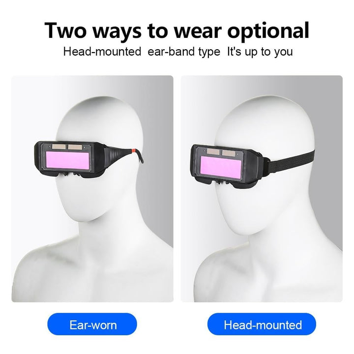 BowLift | Auto-dimming welding glasses — safety goggles with solar-powered lenses