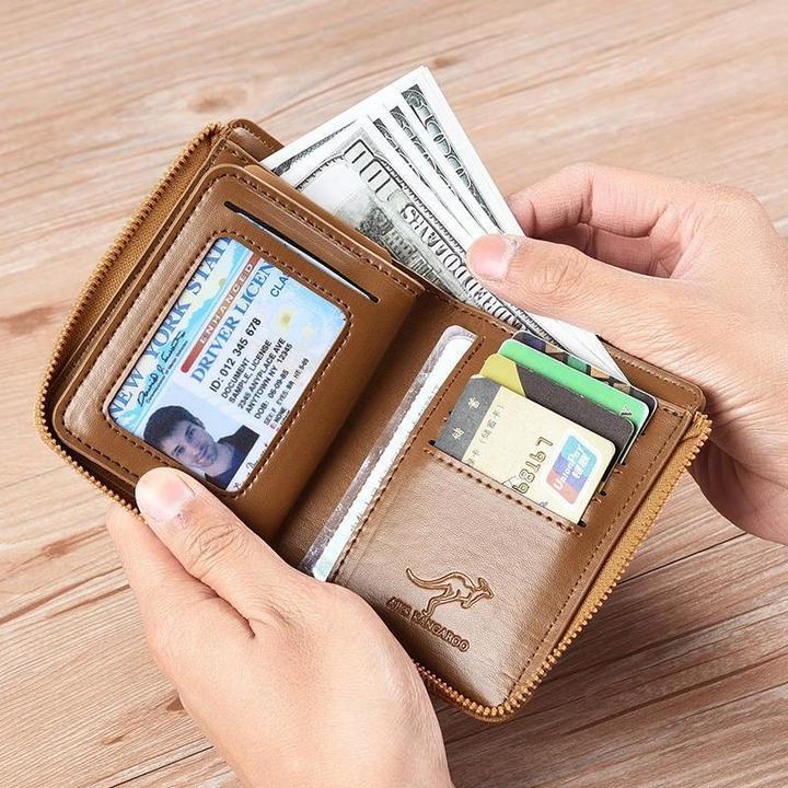 BowLift | Men's Essentials-Multi-functional RFID Blocking Waterproof Durable PU Leather Wallet