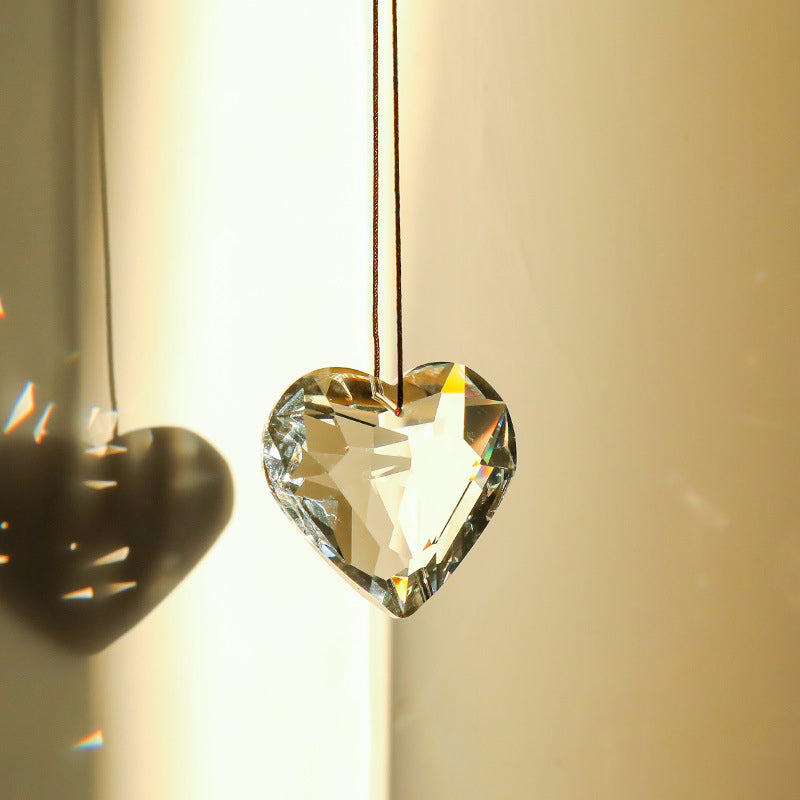 BowLift | GlimmerHeart Elegant Heart-Shaped Sun Catcher – Enchanting Light Effects for Your Home