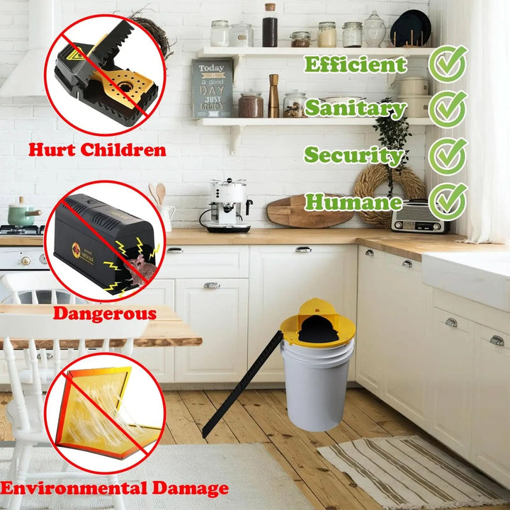 BowLift | SilentCatch Eco – Automatic Mousetrap without Killing