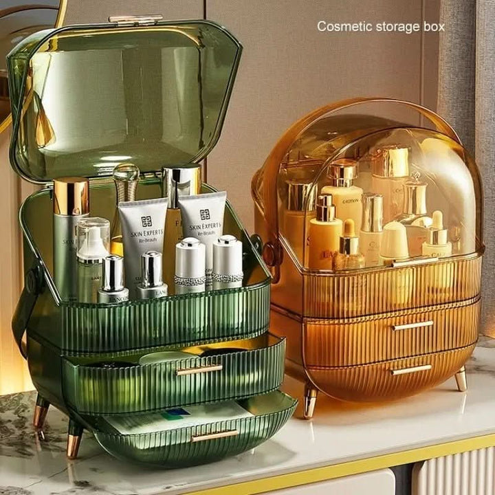 BowLift | up organiser - Dustproof & waterproof cosmetics box with elegant design