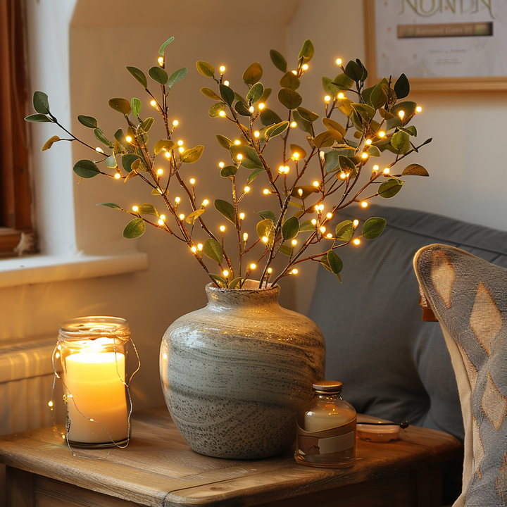 BowLift | LumiVista Magical Olive Branch String Light – 70cm Elegant LED Decoration