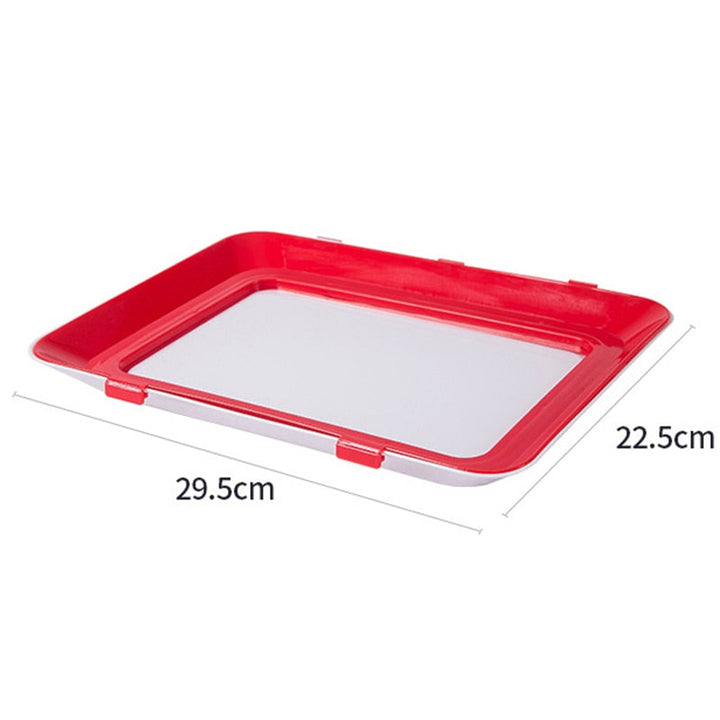 6pcs Creative Vacuum Food Preservation Tray Plate Storage Organizer | Bowlift