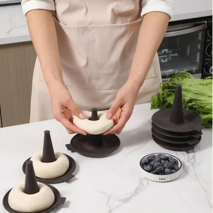 6pcs Kitchen Silicone Conical Baking Pastry Molds Doughnut Cake Pans | Bowlift