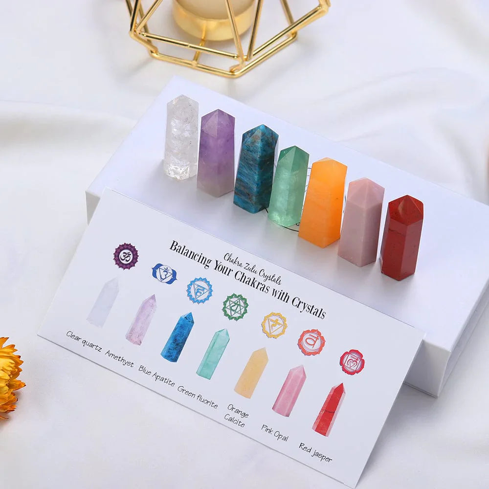 7 Chakra Stones Set Gift Bowlift