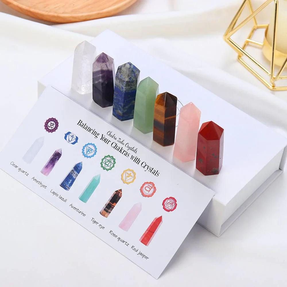 7 Chakra Stones Set Gift Bowlift