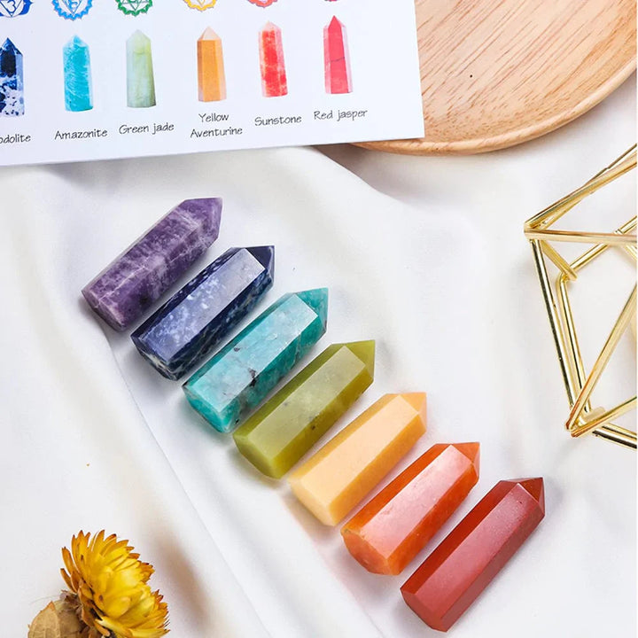 7 Chakra Stones Set Gift Bowlift