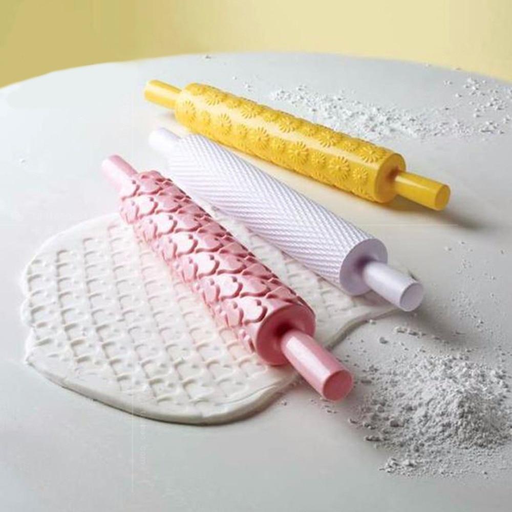 Colored 3D Pattern Rolling Pin | Bowlift