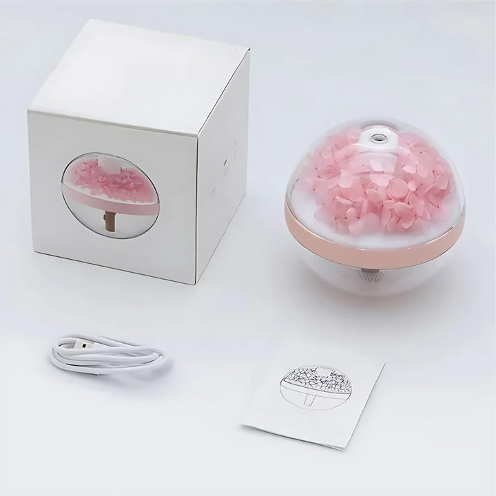 SereniGlow | Essential Oil Diffuser Humidifier – Ultrasonic Cool Mist – USB‑Rechargeable – LED Night Light for Bedroom & Nursery Bowlift