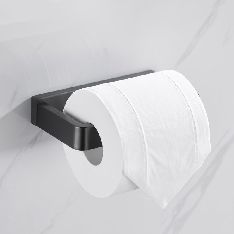 BowLift | Gray 5-piece modern bathroom accessory set made of stainless steel