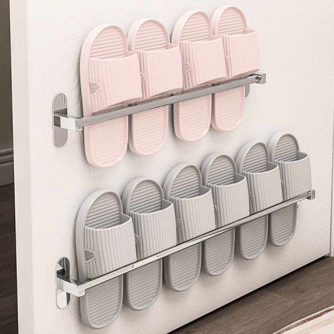 BowLift | 2-Piece Stainless Steel Slip Resistant Modern Chrome Bathroom Hardware Set