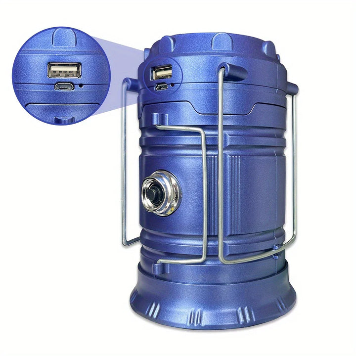 BowLift | Solar Camping Lamp with USB Charging – Portable LED Lantern for Outdoor Activities and Emergencies