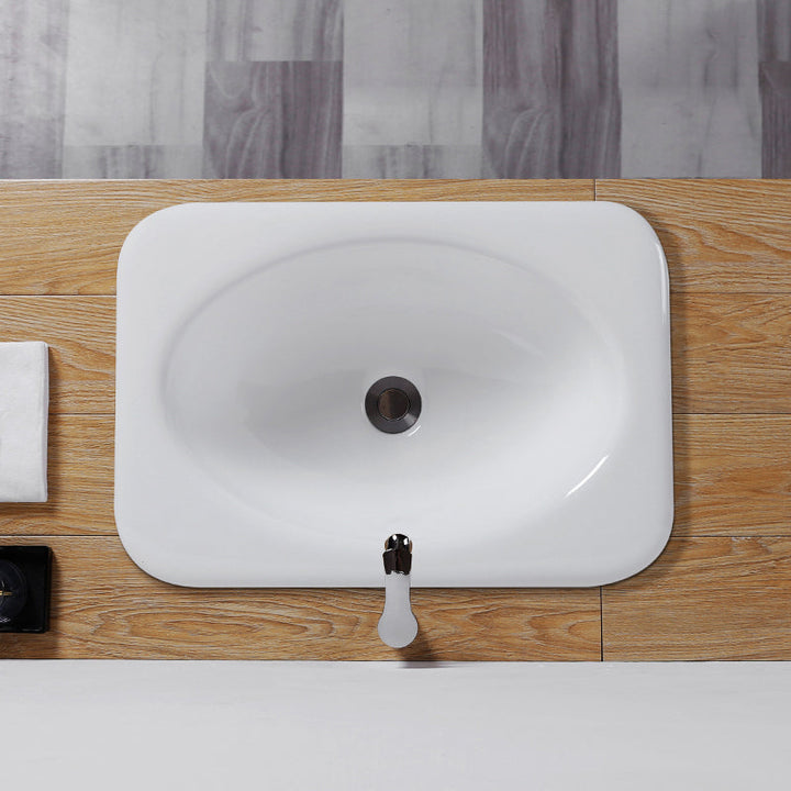 BowLift | Traditional square washstand ceramics metal base washbasin