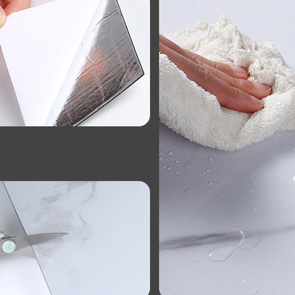 BowLift | Single Tile Peel and Stick Background Plastic Waterproof Wallpaper with Rectangular Shape