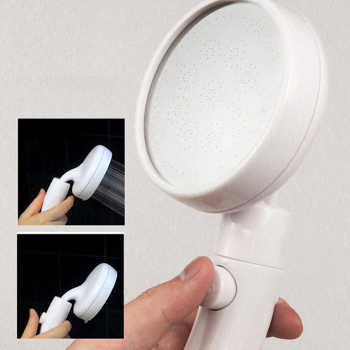BowLift | Modern Plastic Showerhead Standard Round Handheld Showers