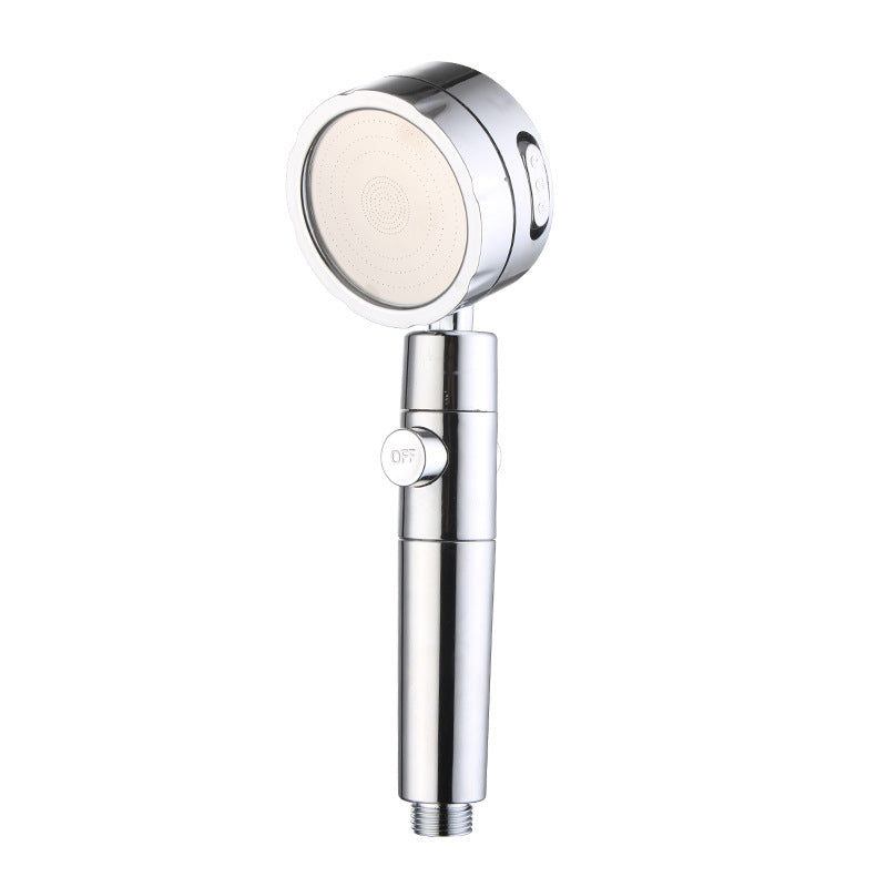 BowLift | Modern Handheld Showerhead 3 Spray Round Metal Shower Heads