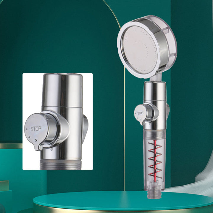 BowLift | Creative Metal Shower Head Adjustable Water Flow Round Handheld Shower Head