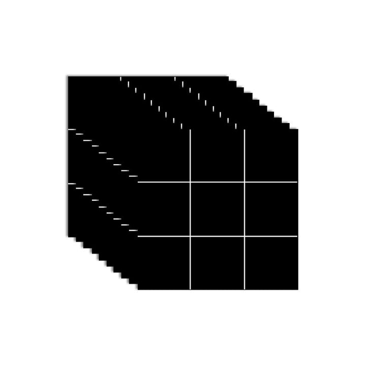 BowLift | Plastic Square Peel & Stick Mosaic Tile Grid for Backsplash