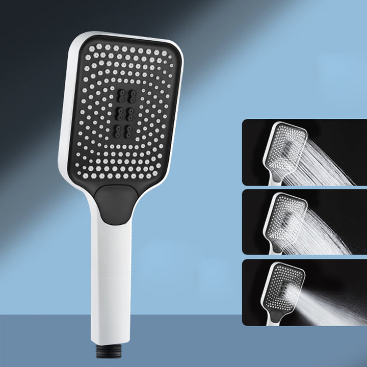 BowLift | Modern Hand Shower Head Square Three-Stage Drop Resistance Spray Head