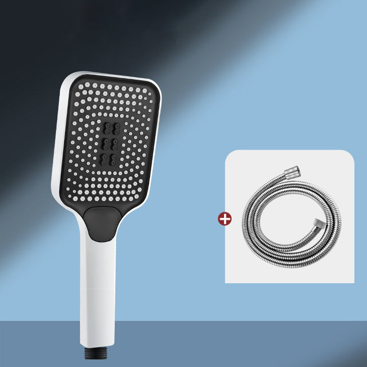BowLift | Modern Hand Shower Head Square Three-Stage Drop Resistance Spray Head