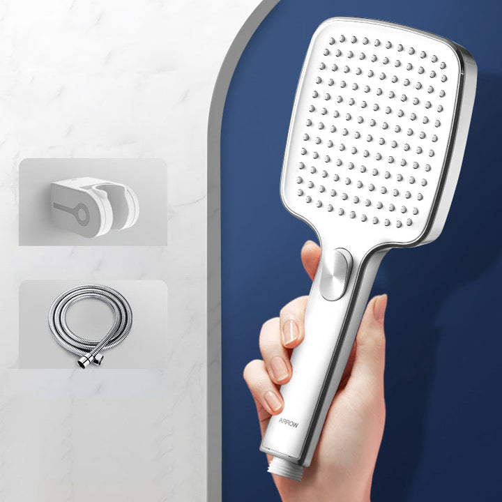 BowLift | Contemporary Handheld Showerhead Square Three-Speed Spray Head
