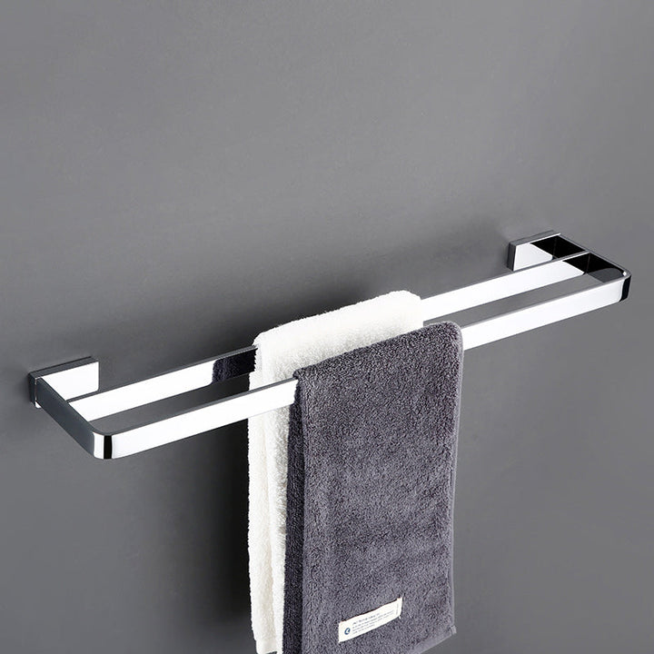 BowLift | 5-piece Bathroom Accessory Set Modern Polished Chrome Bathroom Set