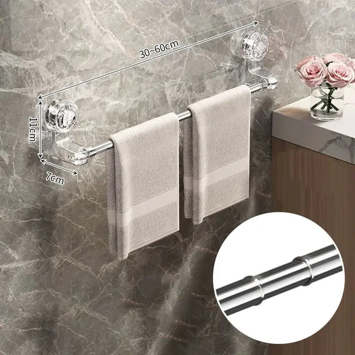 BowLift | FlexiGrip Towel Holder — Unleash your spatial freedom with stylish organization without drilling holes!