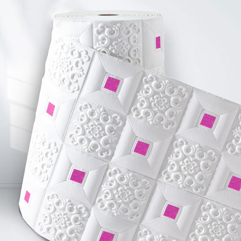 BowLift | Dreamy Style Pearl Wall Paneling PVC Wall Access Panel Peel and Stick Wall Tile