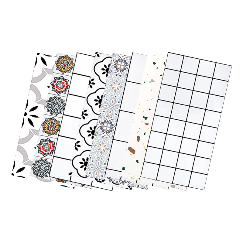BowLift | PVC Rectangular 10 Pack 12" X 23" Peel & Stick Mosaic Tile Kitchen and Bathroom