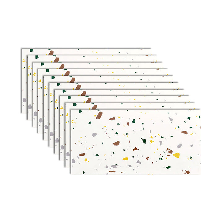 BowLift | PVC Rectangular 10 Pack 12" X 23" Peel & Stick Mosaic Tile Kitchen and Bathroom