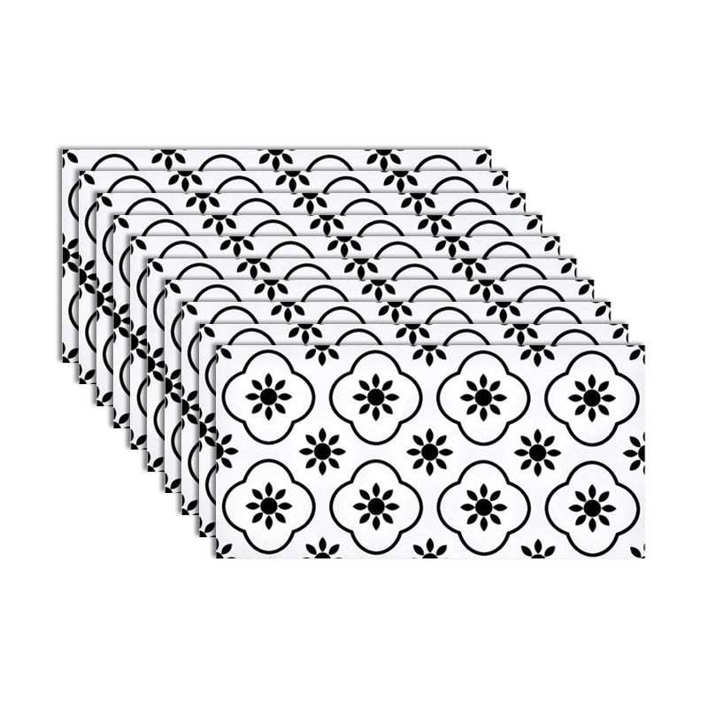 BowLift | PVC Rectangular 10 Pack 12" X 23" Peel & Stick Mosaic Tile Kitchen and Bathroom