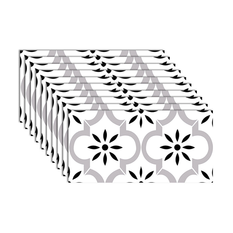 BowLift | PVC Rectangular 10 Pack 12" X 23" Peel & Stick Mosaic Tile Kitchen and Bathroom