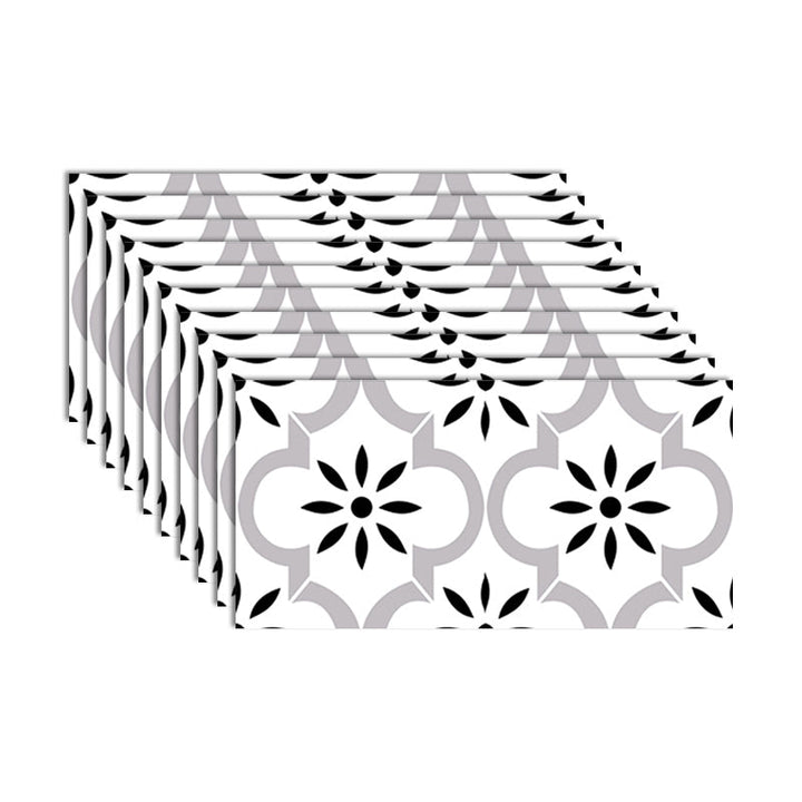 BowLift | PVC Rectangular 10 Pack 12" X 23" Peel & Stick Mosaic Tile Kitchen and Bathroom