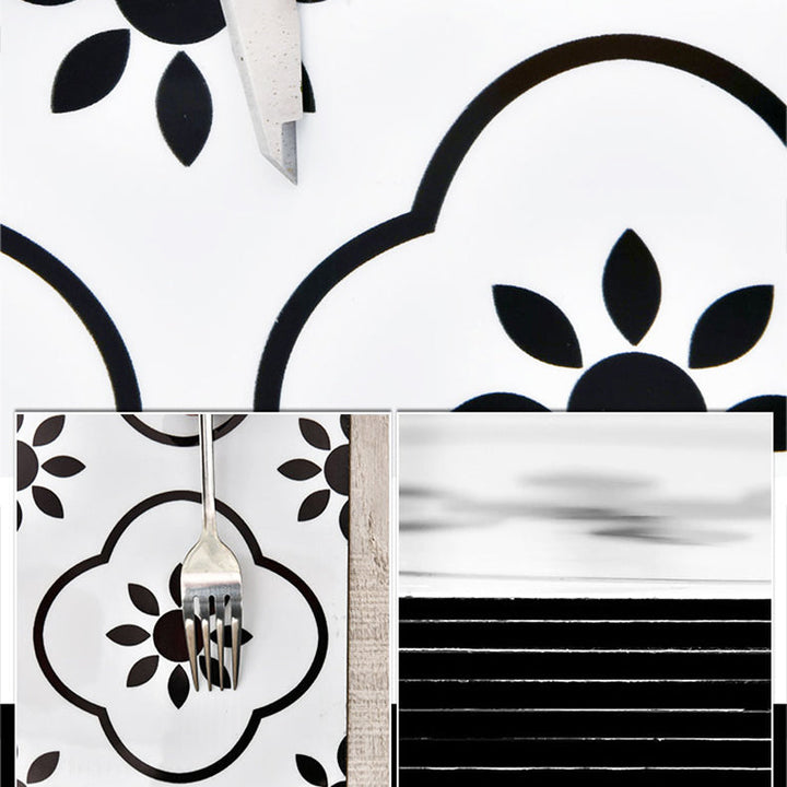 BowLift | PVC Rectangular 10 Pack 12" X 23" Peel & Stick Mosaic Tile Kitchen and Bathroom