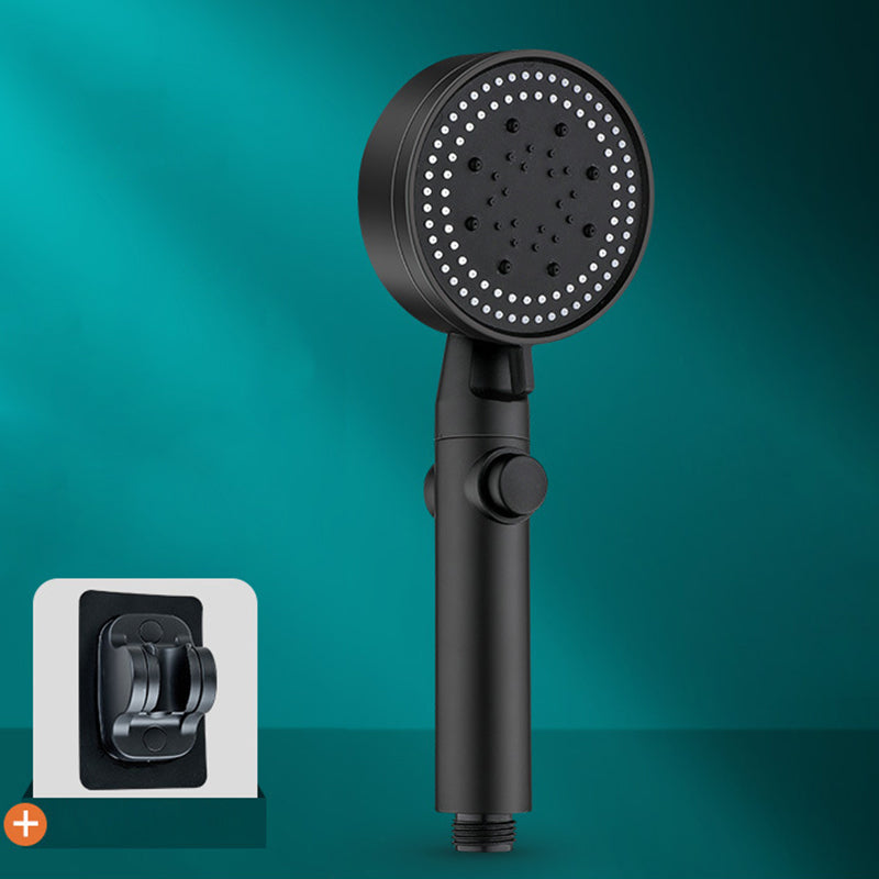 BowLift | 5 Sprays Shower Head Round Wall Mounted Plastic Wall Connector Holder Handheld Shower Head