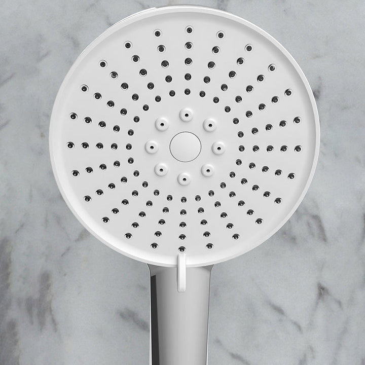 BowLift | Plastic Handheld Showerhead Round Hand Shower with Self-Cleaning