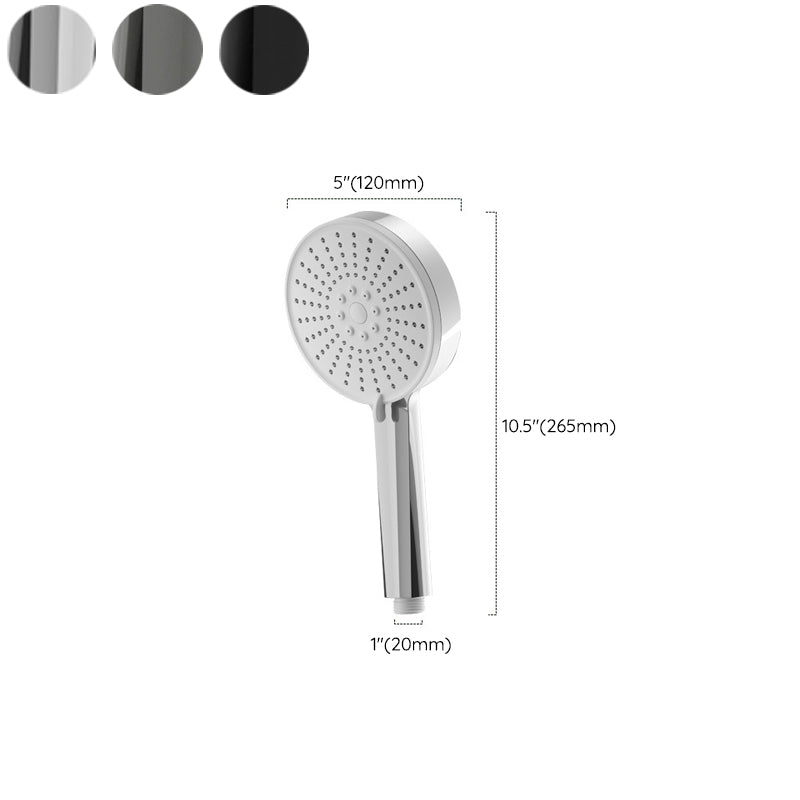 BowLift | Plastic Handheld Showerhead Round Hand Shower with Self-Cleaning