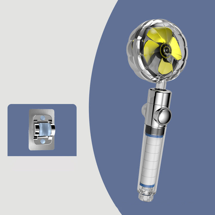 BowLift | Contemporary Hand Shower Round Plastic Hand Shower with Adjustable Spray Pattern