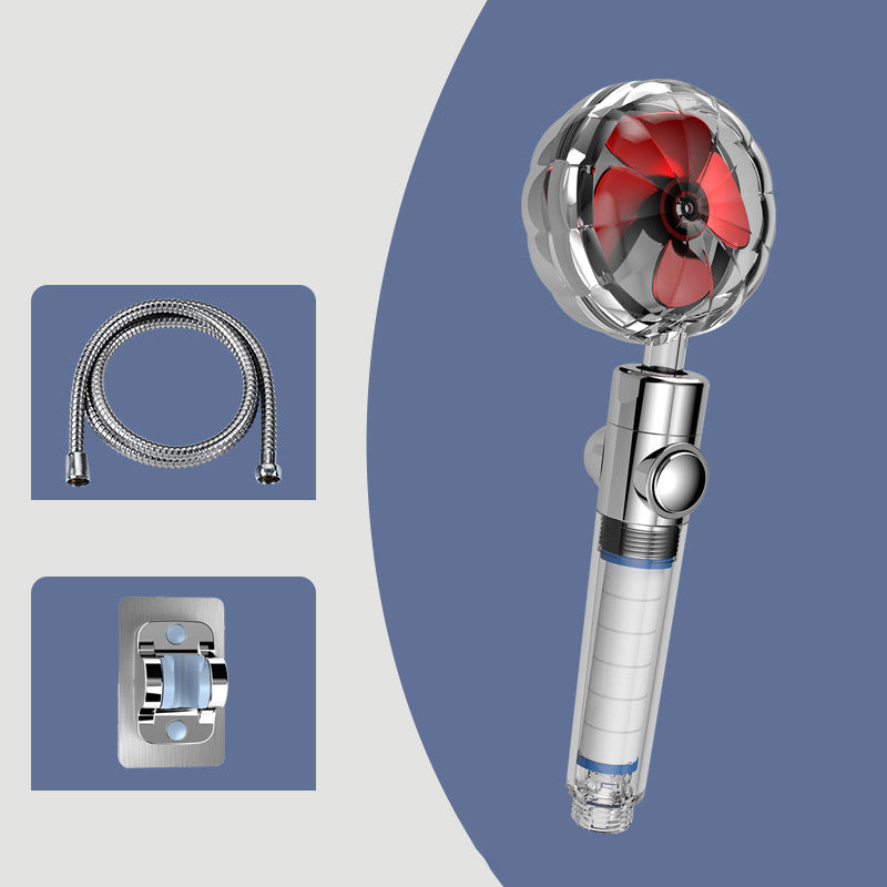 BowLift | Contemporary Hand Shower Round Plastic Hand Shower with Adjustable Spray Pattern