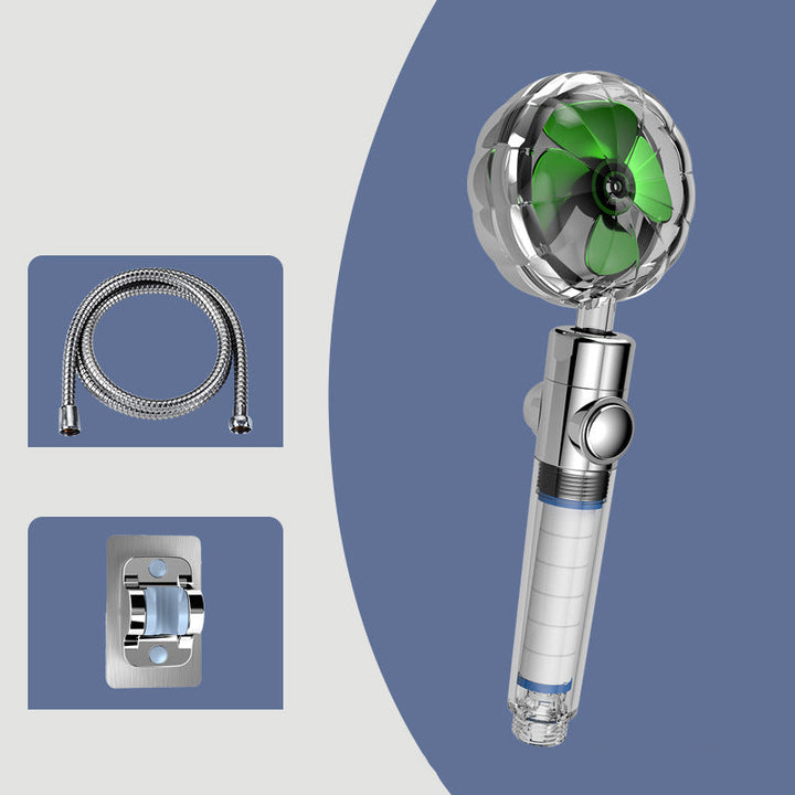 BowLift | Contemporary Hand Shower Round Plastic Hand Shower with Adjustable Spray Pattern