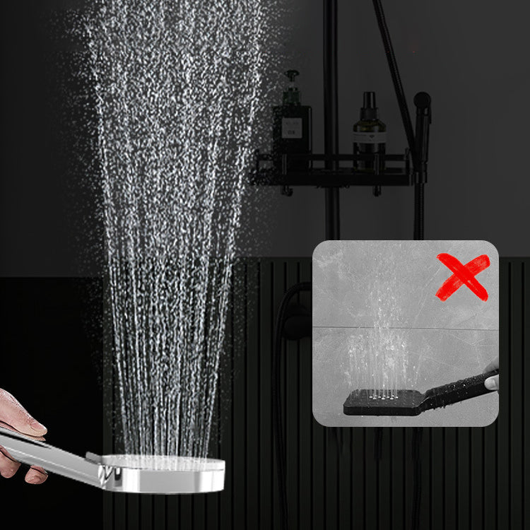 BowLift | Plastic Handheld Shower Head Round Handheld Shower Head with Adjustable Spray Pattern
